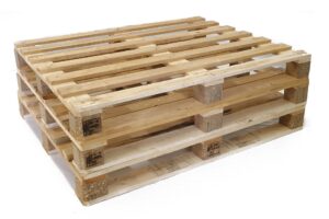 Blokpallets – gebruikt – 7 bovenplanken – middelzwaar – 100 x 120 cm